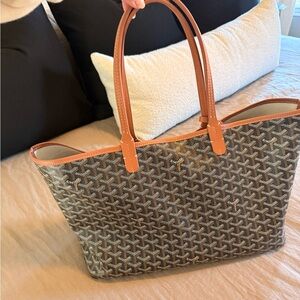 Black and Tan Tote